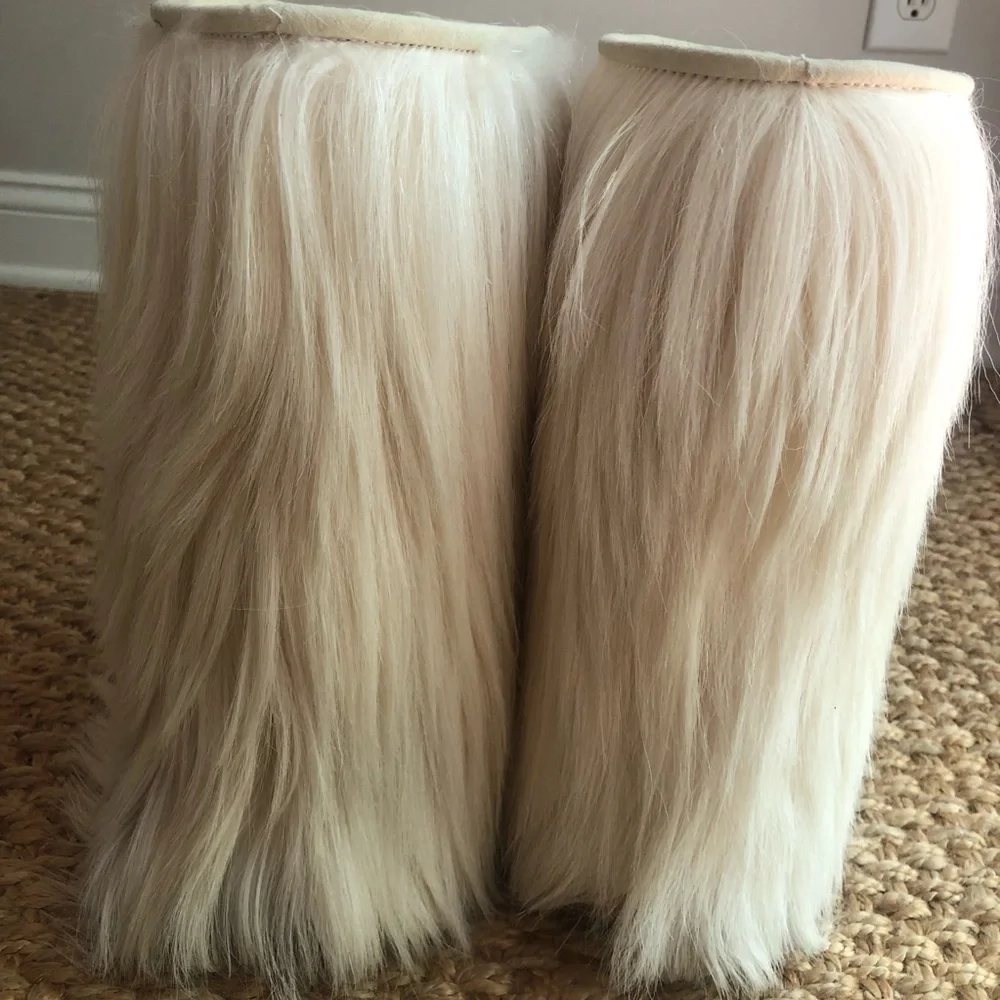 New: Vintage 90’s Yeti Goat Hair and Wool Boots. Size 41